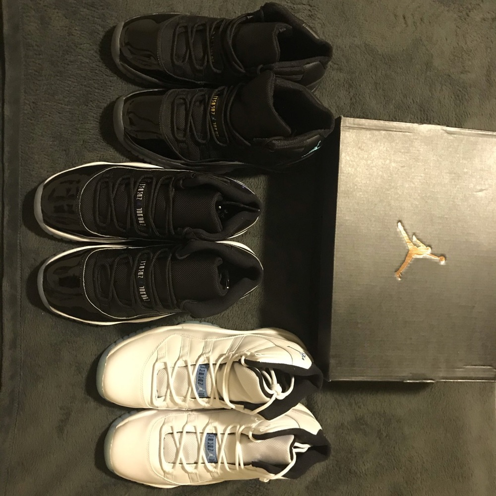 Jordan 11 Gamma, Space Jam, & Legend Blue